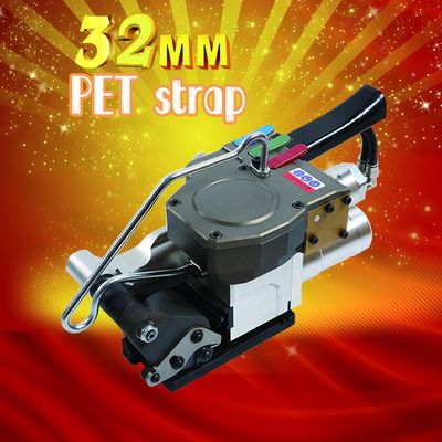 خرید 6000N نیروی تنش دستی پنوماتیک پلی استر بند ابزار بسته بندی ماشین برای 32mm PET جوشکاری باند بسته بندی بالر online manufacture