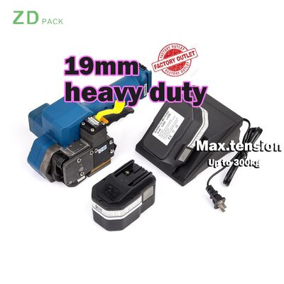 فابریک 12-19mm نیمه اتوماتیک دستی دستی باتری کار می کند پلاستیکی PP PET بسته بندی ابزار بند زدن ماشین